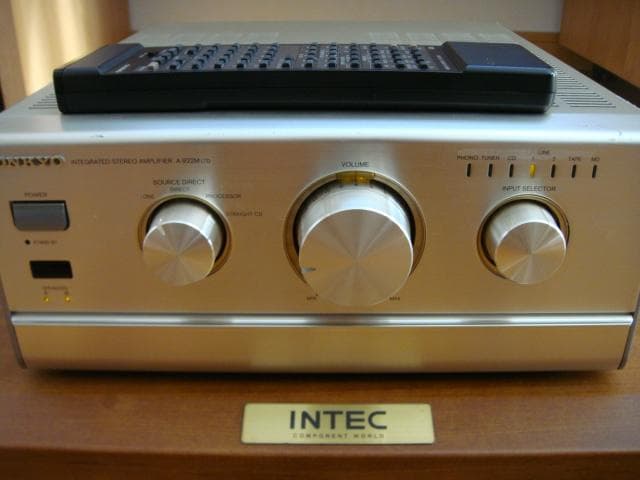 ONKYO オンキョー INTEC275アンプ A-922M 売れ筋 LTD リモコン付