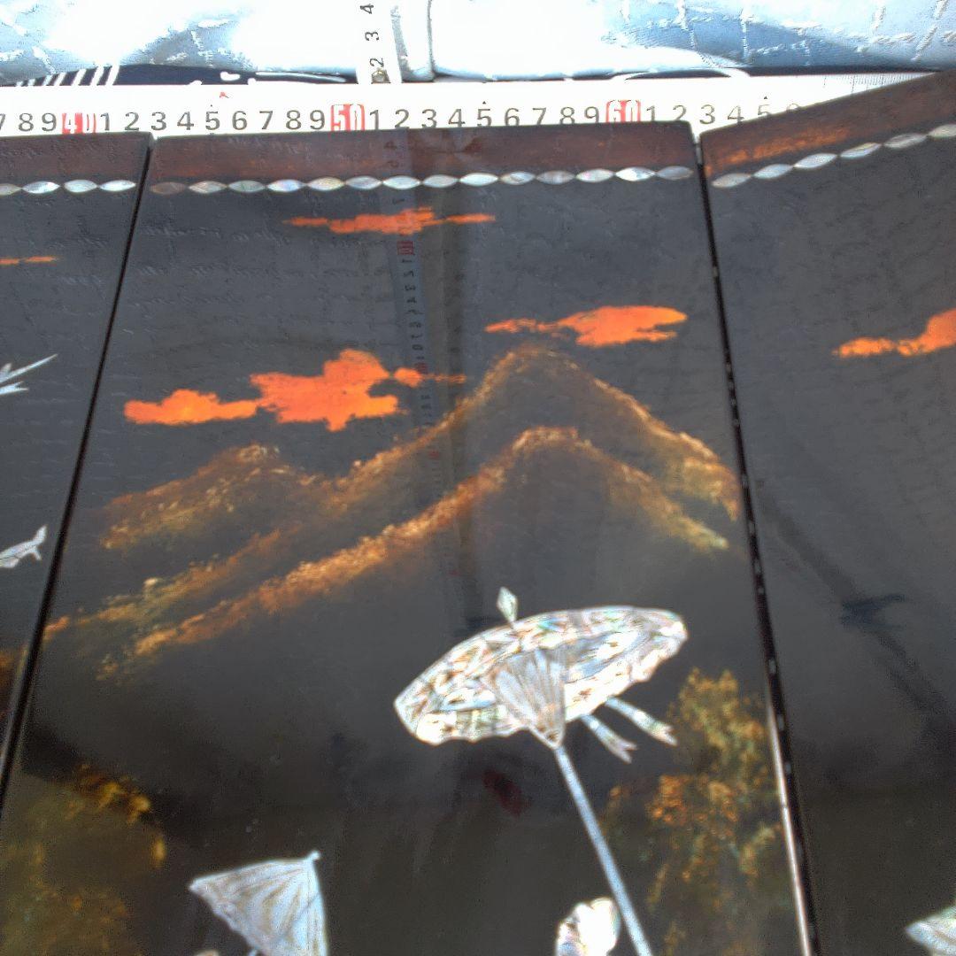 骨董4手彫り漆器 伝統的農村風景 4枚セット - メルカリ