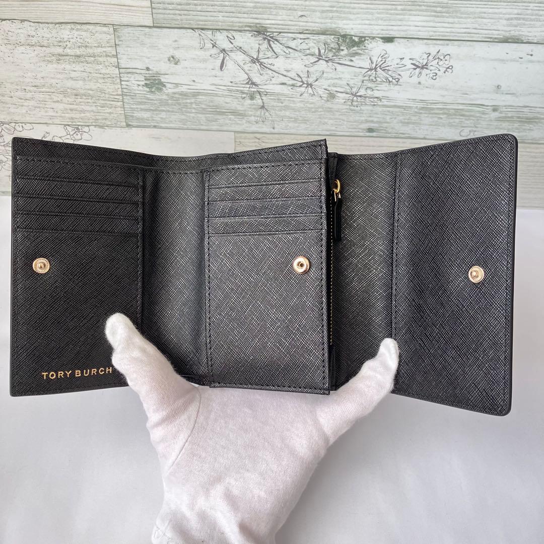 【値下交渉可能】トリーバーチ　Tory Burch ブラック 三つ折り財布