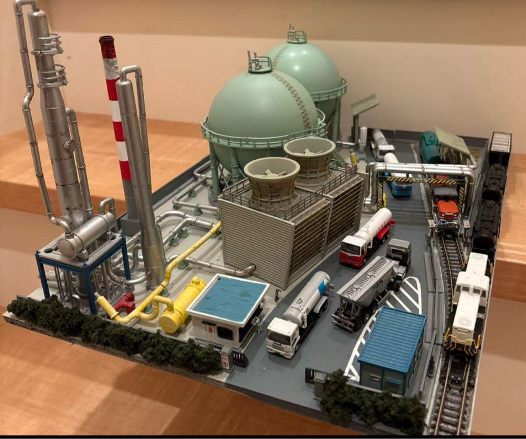 情景ジオラマコンビナート工場