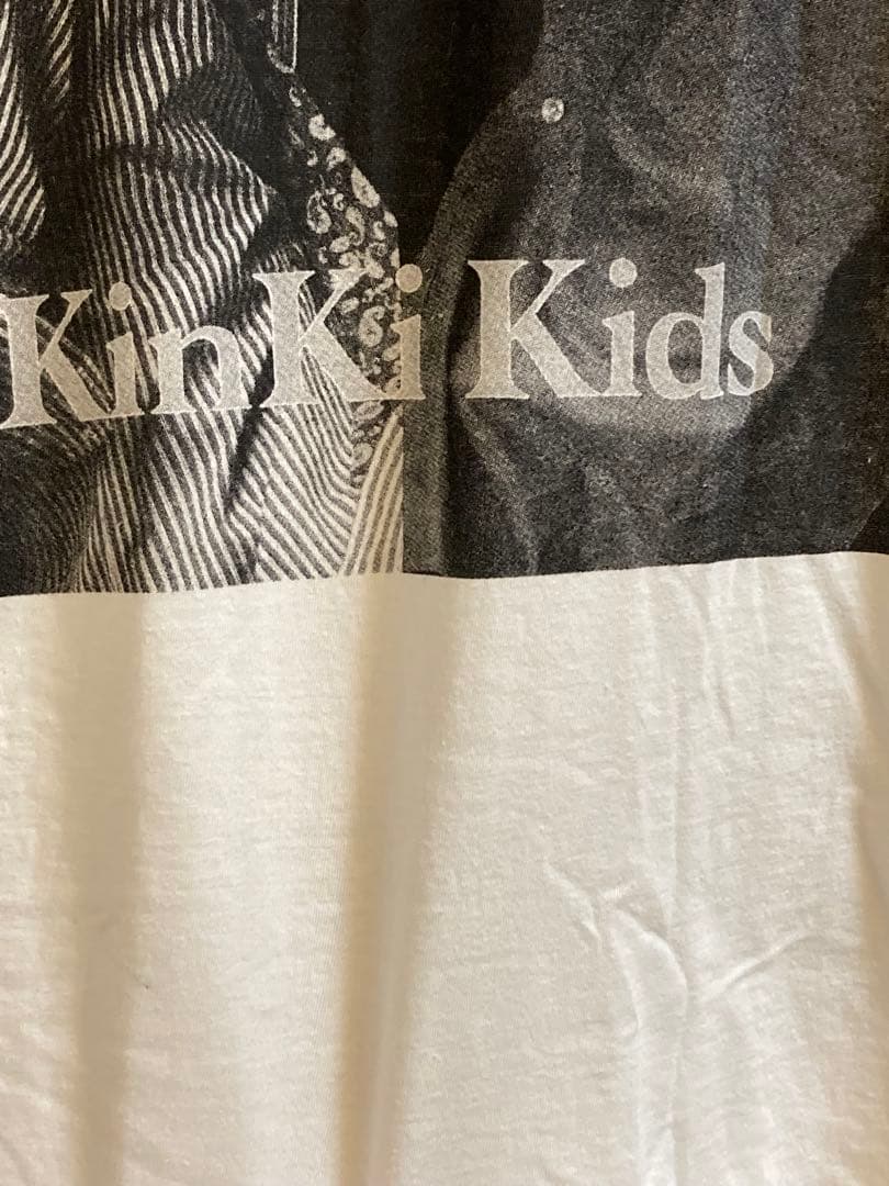 希少　90s kinki kids tシャツ キンキキッズ　アイドル　ジャニーズ