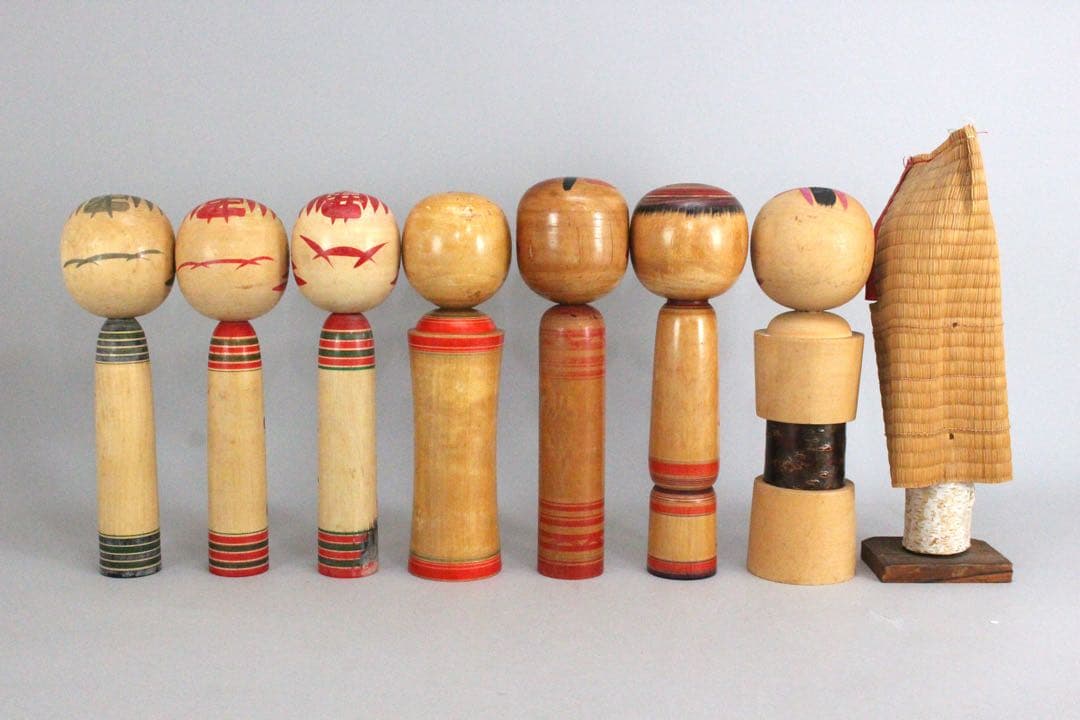 4750 こけし34点 〈小笠原義雄　里見正雄　小沢孝雄　吉田勝範 他〉送料無料