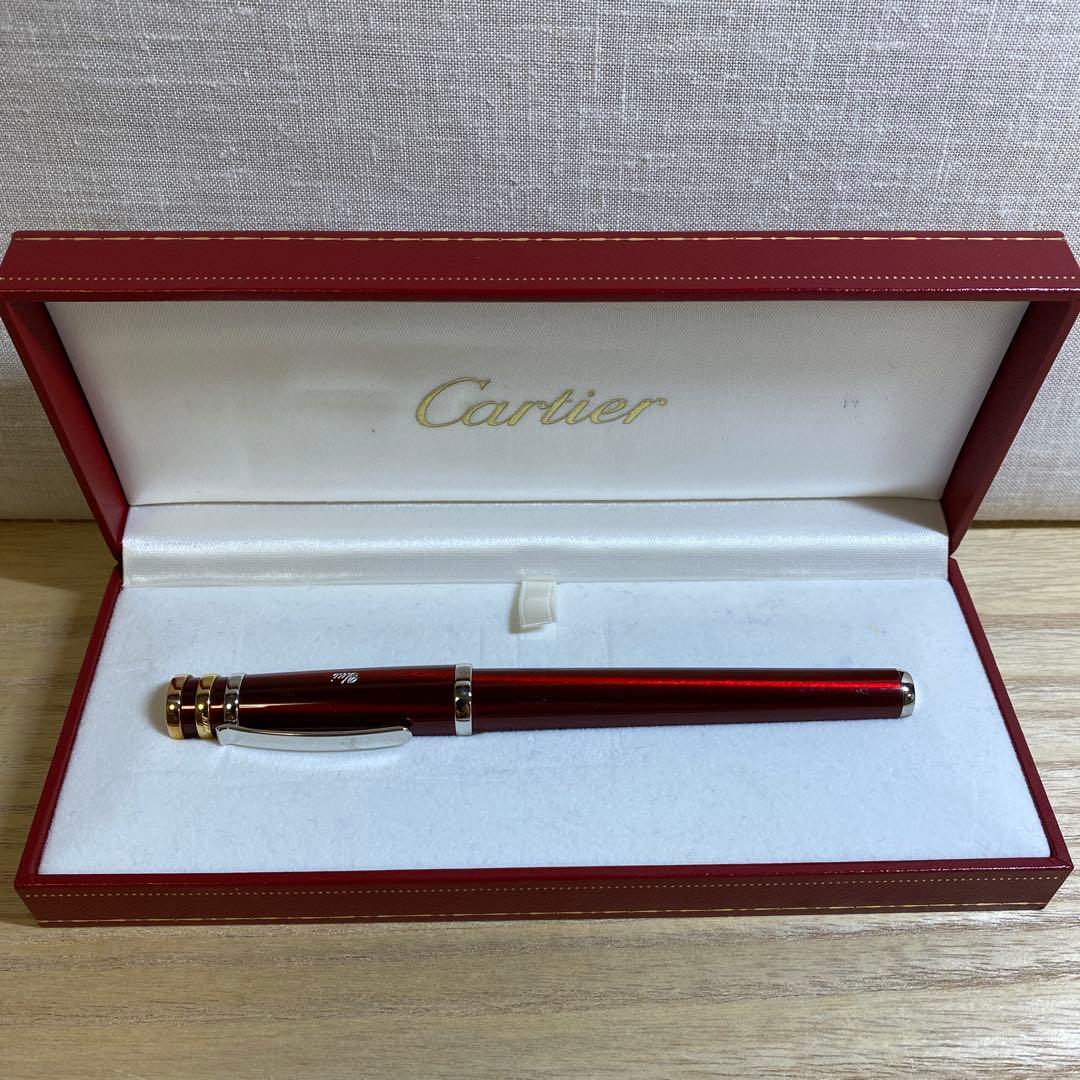 カルティエ万年筆　トリニティ・ドゥ・カルティエ CARTIER】カルティエ トリニティ パンテールドゥカルティエ 万年筆 K18