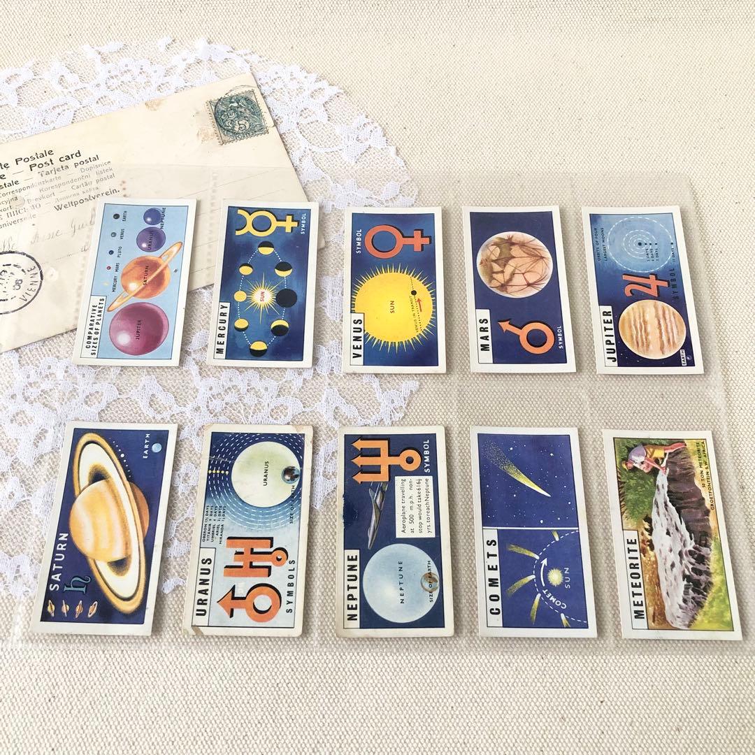1958年 レア！ イギリス製 ティーカード 宇宙 全50枚