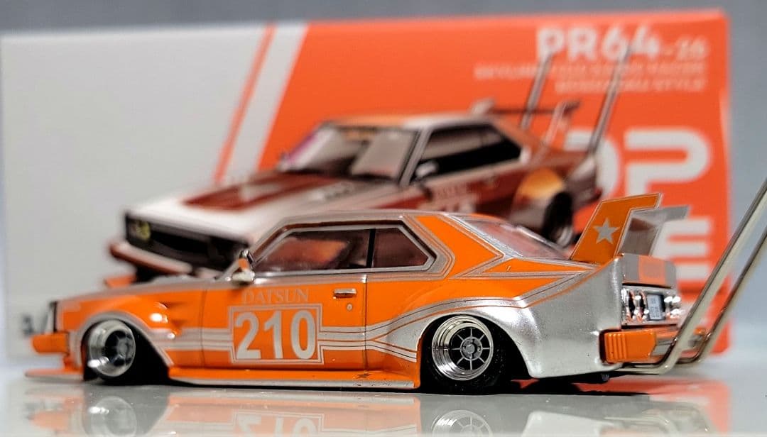 1/64　スカイライン改　ジャパン2Dr　ハヤシストリート　アルミ製　深リム