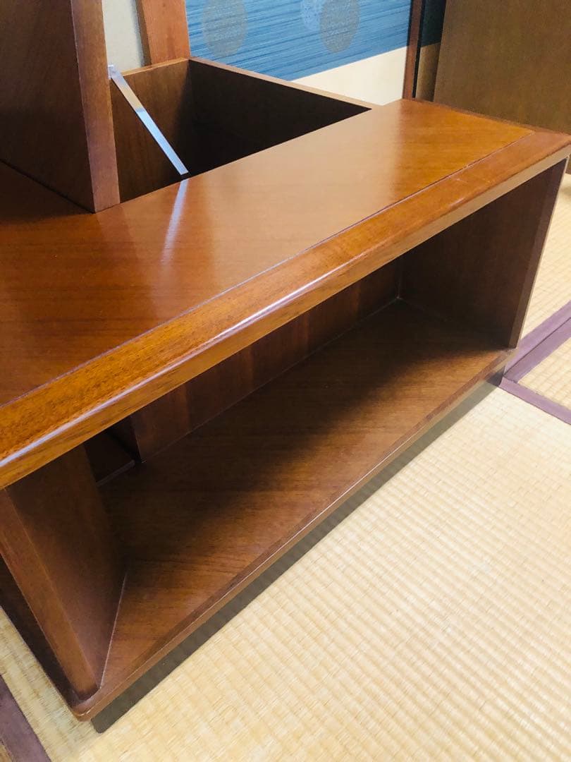 高級家具 モリシゲ コーナーテーブル サイドテーブル