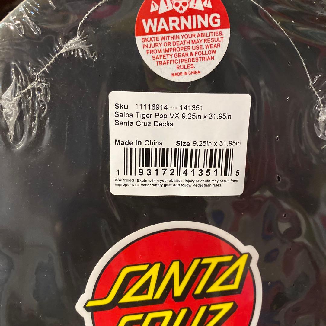 SANTA CRUZ SALBATIGER スケートデッキ　デッキのみ販売