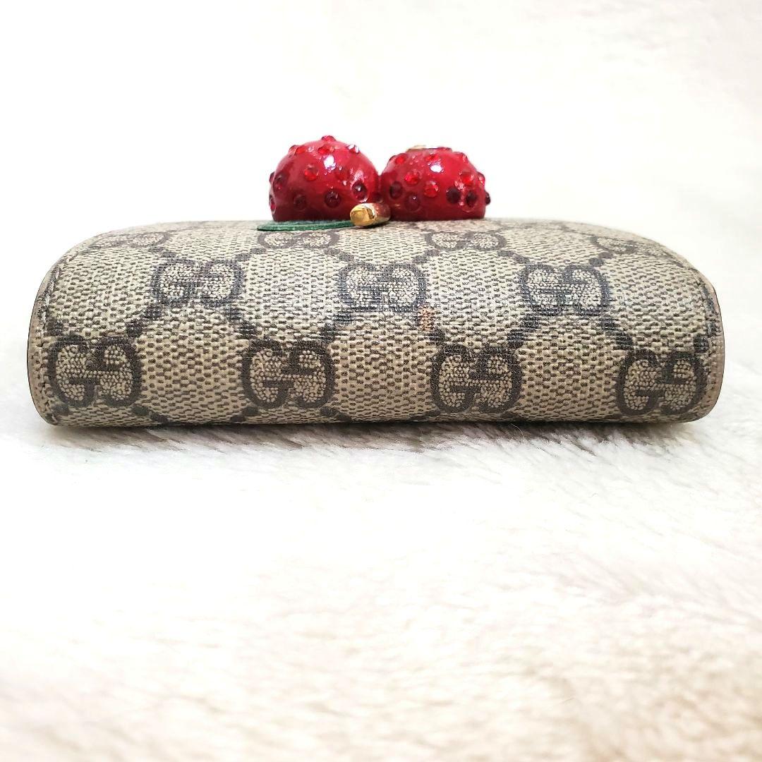 美品 希少 GUCCI さくらんぼ GGスプリーム レザー チェリー - メルカリ