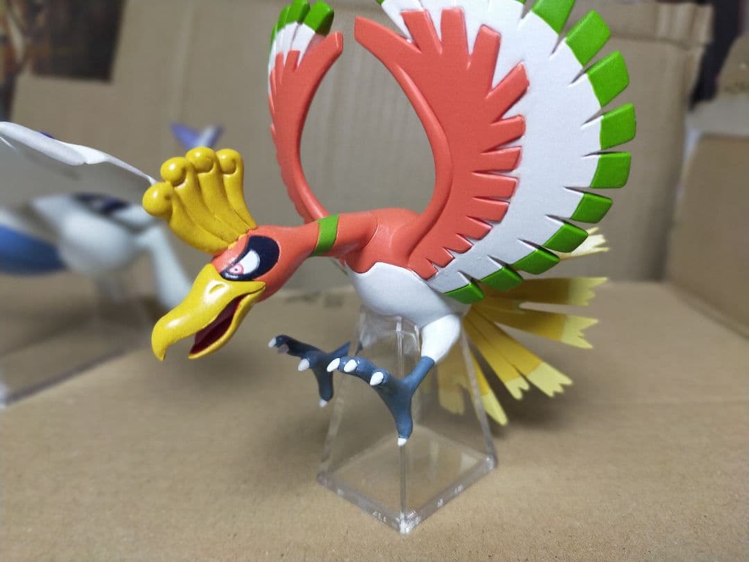 立体ポケモン図鑑 当選 ルギア ホウオウ フィギュア