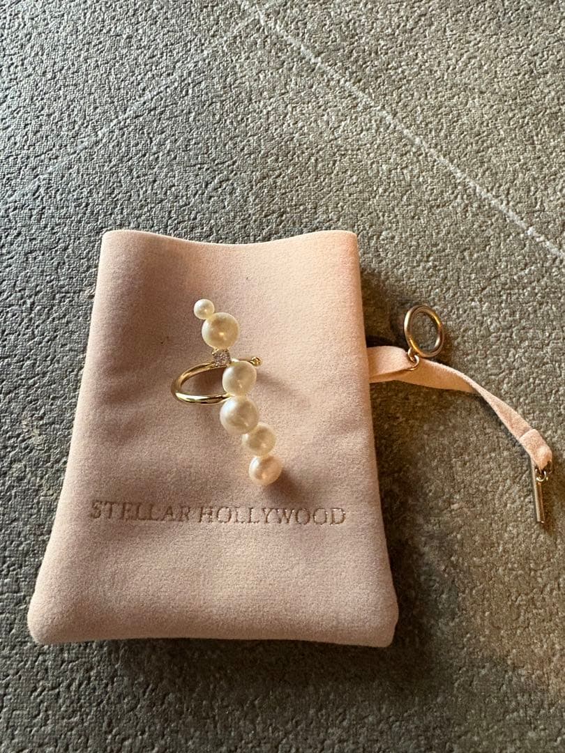 ステラハリウッド　ミューズラインパールリング