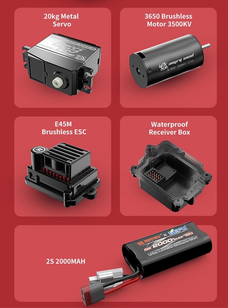 MJX H12P フォードブロンコ クローラーラジコンRTR ブラシレスモーター