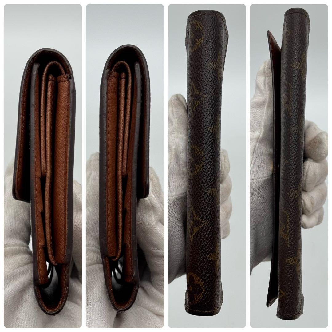 美品✨️ルイヴィトン　インターナショナル　三つ折り財布　長財布　wallet