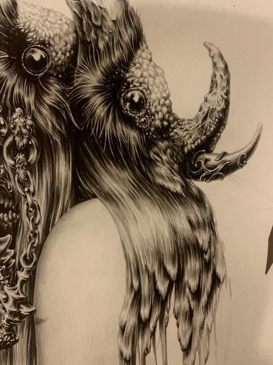 鉛筆画「鴉」2021年作製 - メルカリ