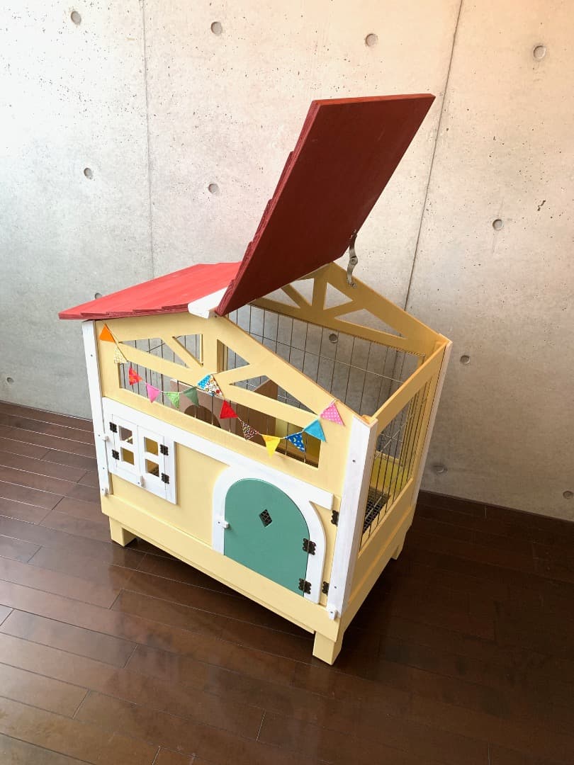 もちつき】壱番館 北欧デザインペットハウス うさぎ用ケージ 可愛い