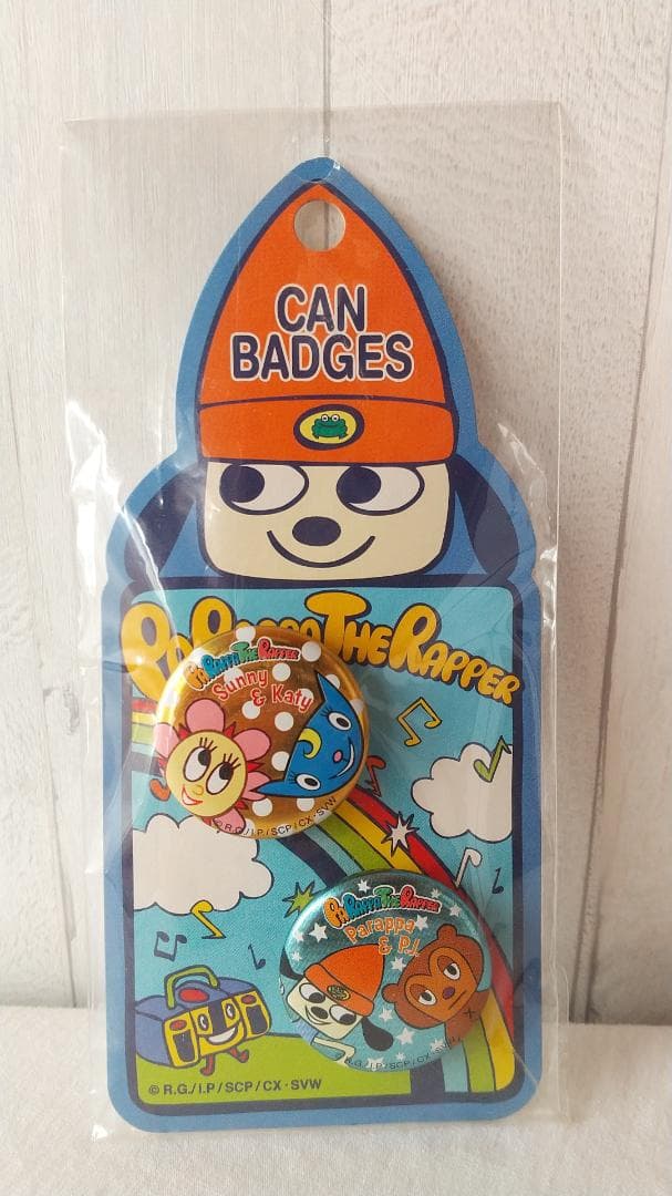 パラッパラッパー　バッジ　メモ　ウンジャマラミー　パフィー