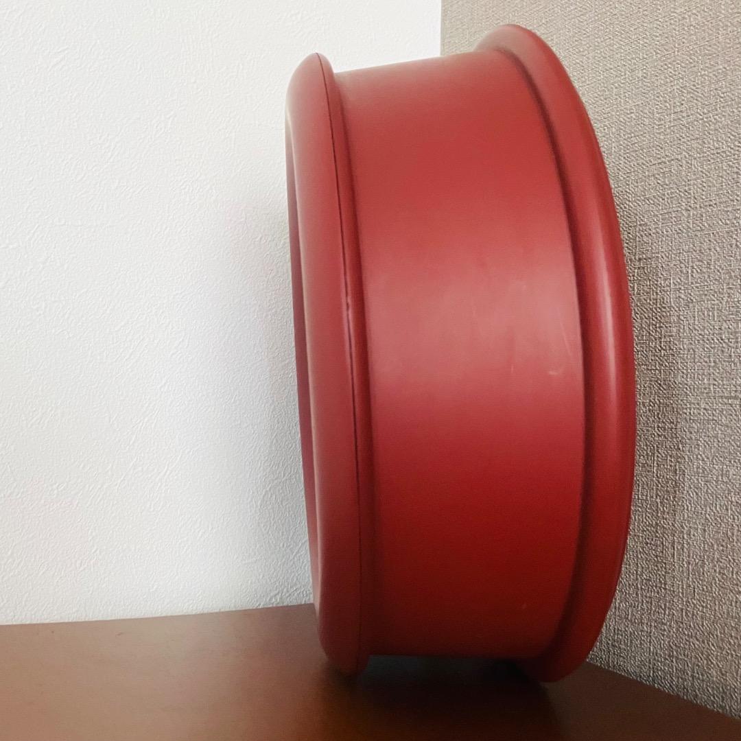 ALESSI キッチンクロック 壁掛け時計 ポストモダン ワインレッド
