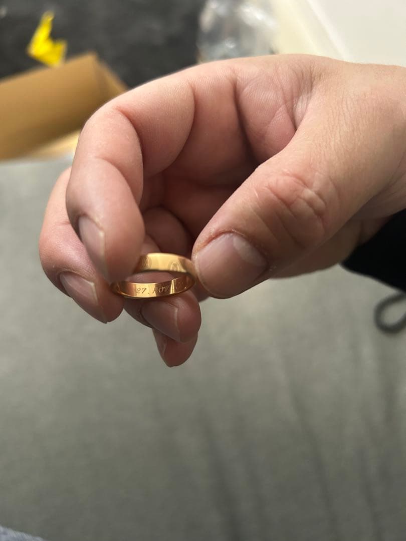 カルティエ　リングピンクゴールド