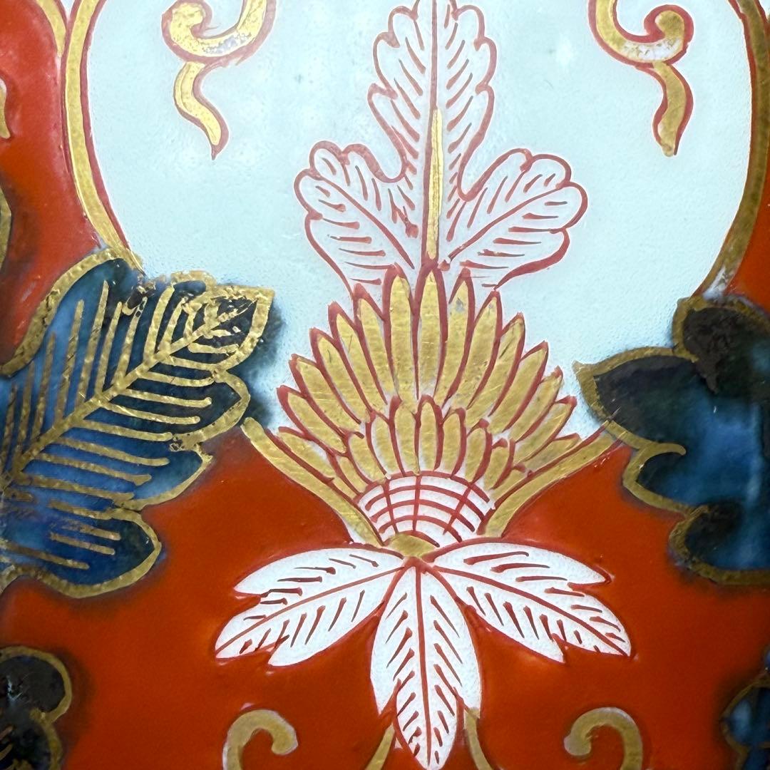 古伊万里　錦手　赤絵　六角向付　四客　小鉢　冨貴長春　器を楽しむ