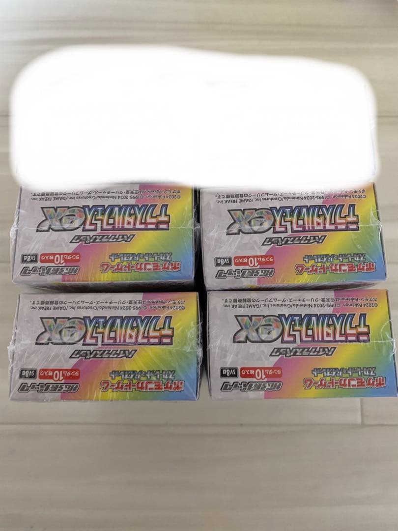 ポケモンカードゲーム テラスタルフェスex シュリンク付き　4BOX