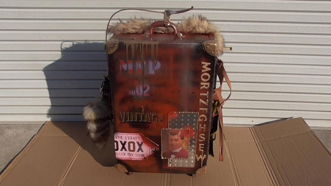 旅行鞄 個性的 ドール 収納 インダストリアル スチームパンク ブレーキ