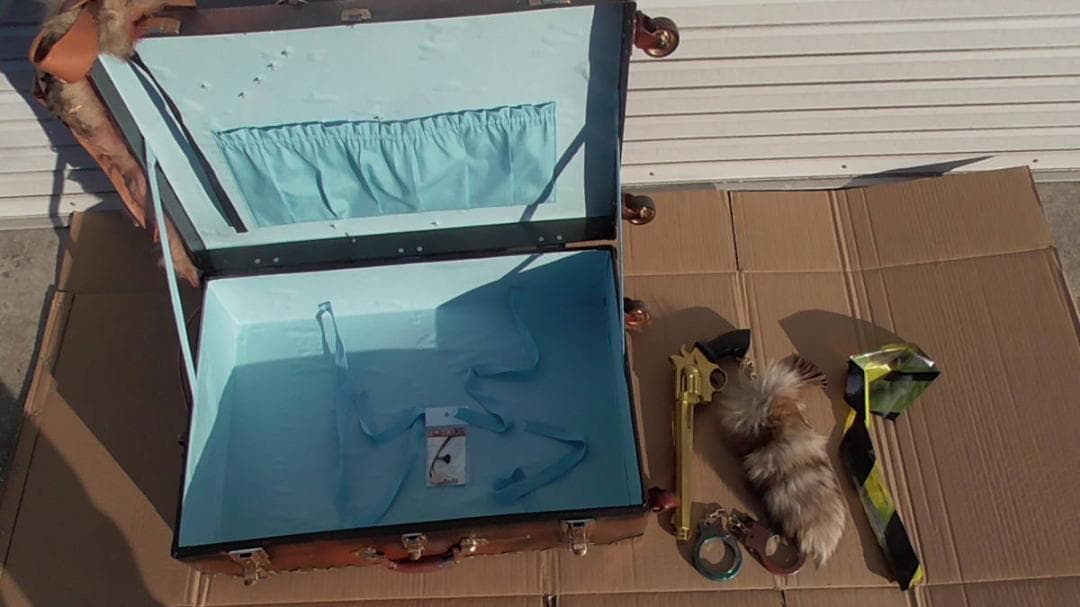 旅行鞄 個性的 ドール 収納 インダストリアル スチームパンク ブレーキ