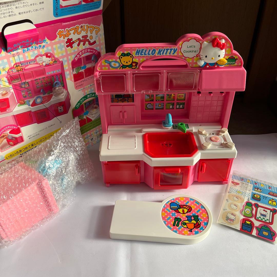 キティ ハローキティ ままごとトントン システムキッチンセット 新品未