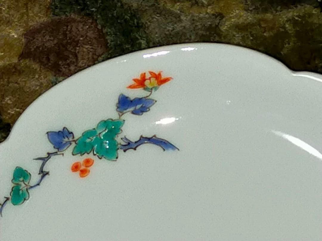 ♥未使用♥　人間国宝　♥　13代　♥　酒井田柿右衛門　♥　皿　５枚　共箱付き