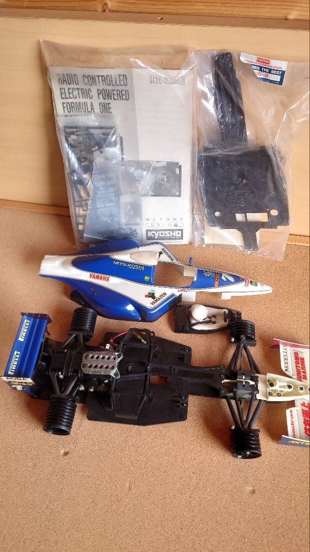 S*2様 京商1/10電動ラジコン　F1レーサー　ブラハムヤマハ　未走行　希少品