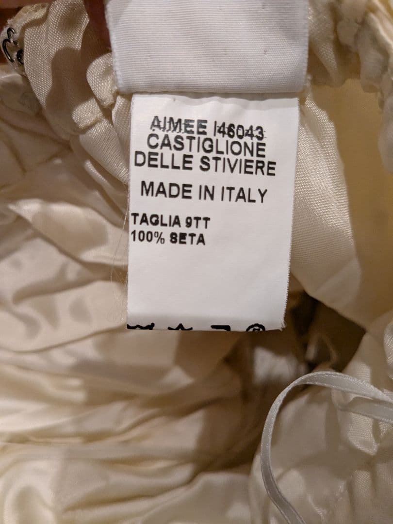 【cam】カラードレス9号　アトリエアイメ　パニエ・ドレスバック