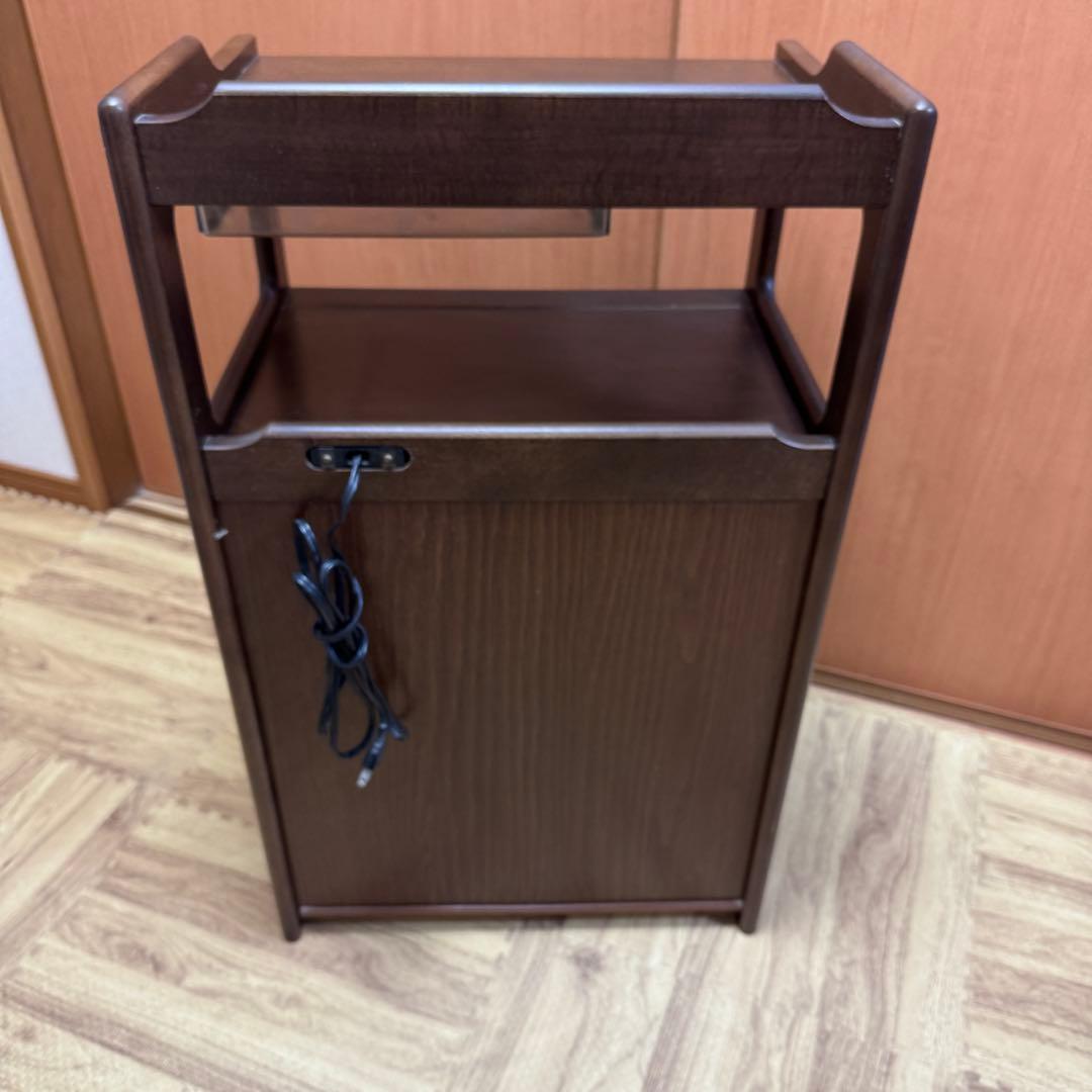 karimoku カリモク 電話台 コンセント付 キャビネット オールドカリモク