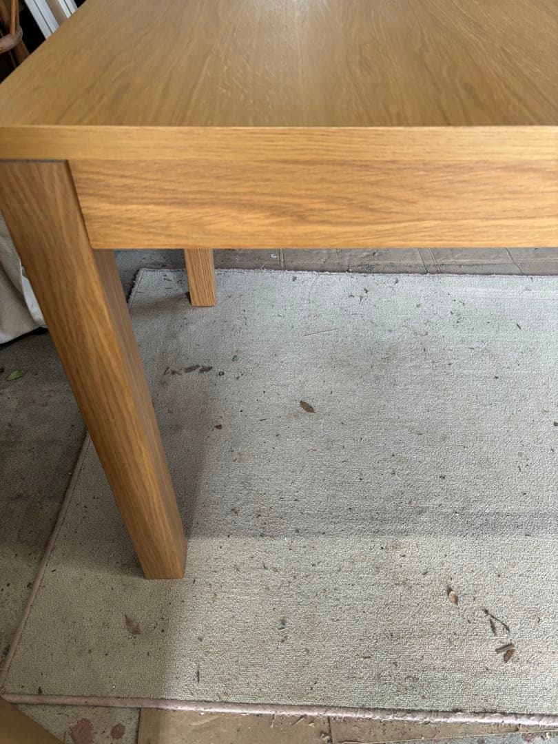 【IKEA】伸長式ダイニングテーブル 木目調