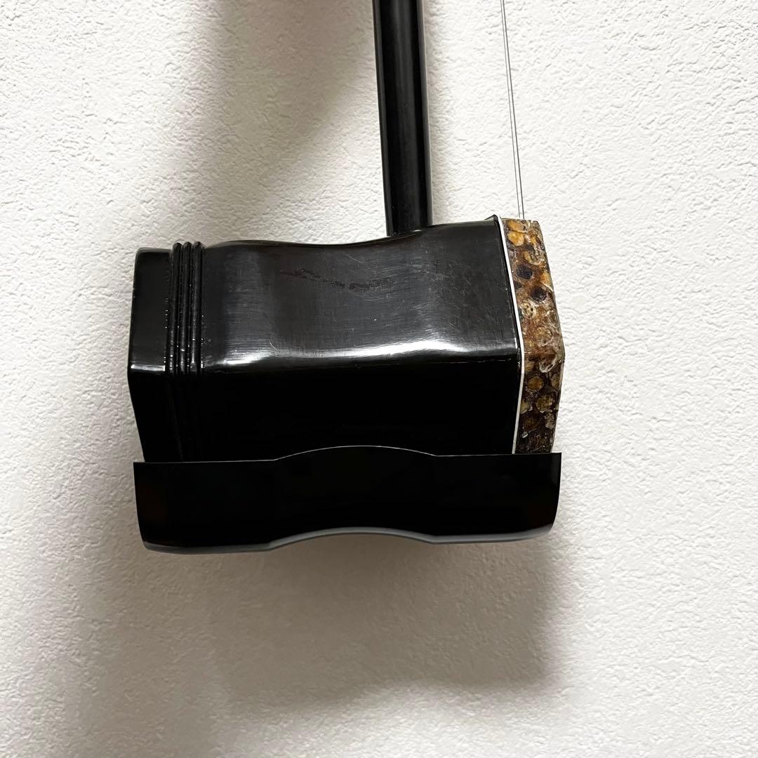 二胡 天然 蛇皮 敦煌牌　民族楽器 上海 ケース 謌 弦楽器 DUNHUANG