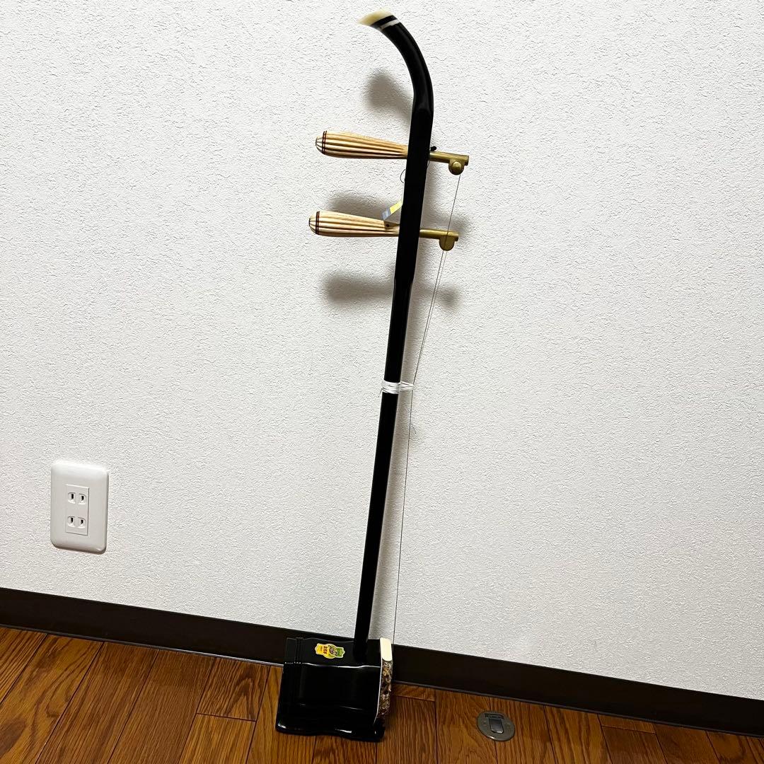 二胡 天然 蛇皮 敦煌牌　民族楽器 上海 ケース 謌 弦楽器 DUNHUANG