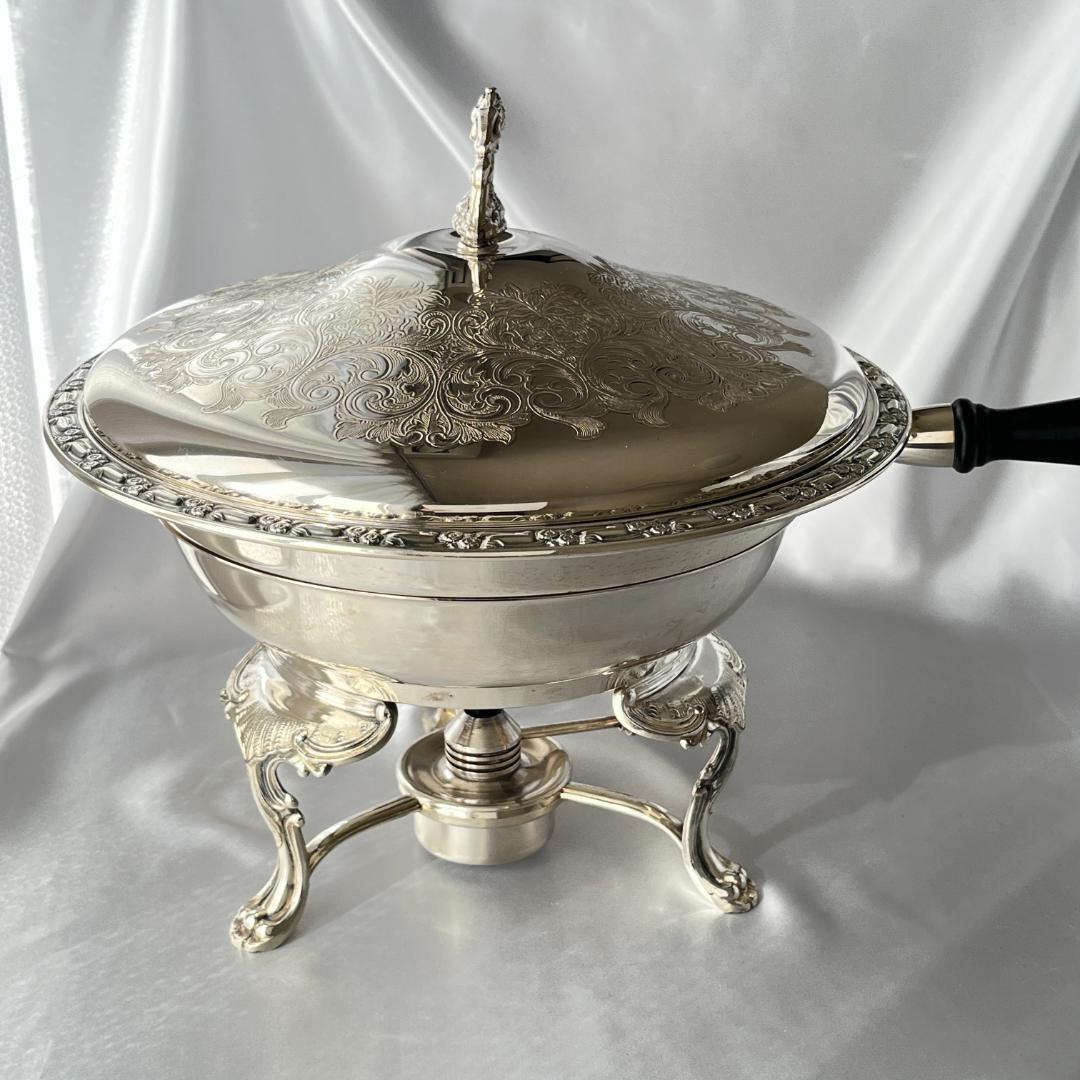 【ONEIDA】 ビュッフェサーバー【シルバープレート】スタンド/バナー