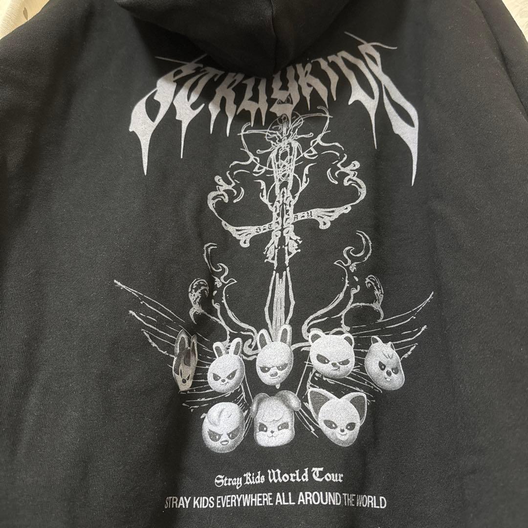Stray Kids スキズ dominATE 闇 ZOOフーディー パーカー Stray Kids