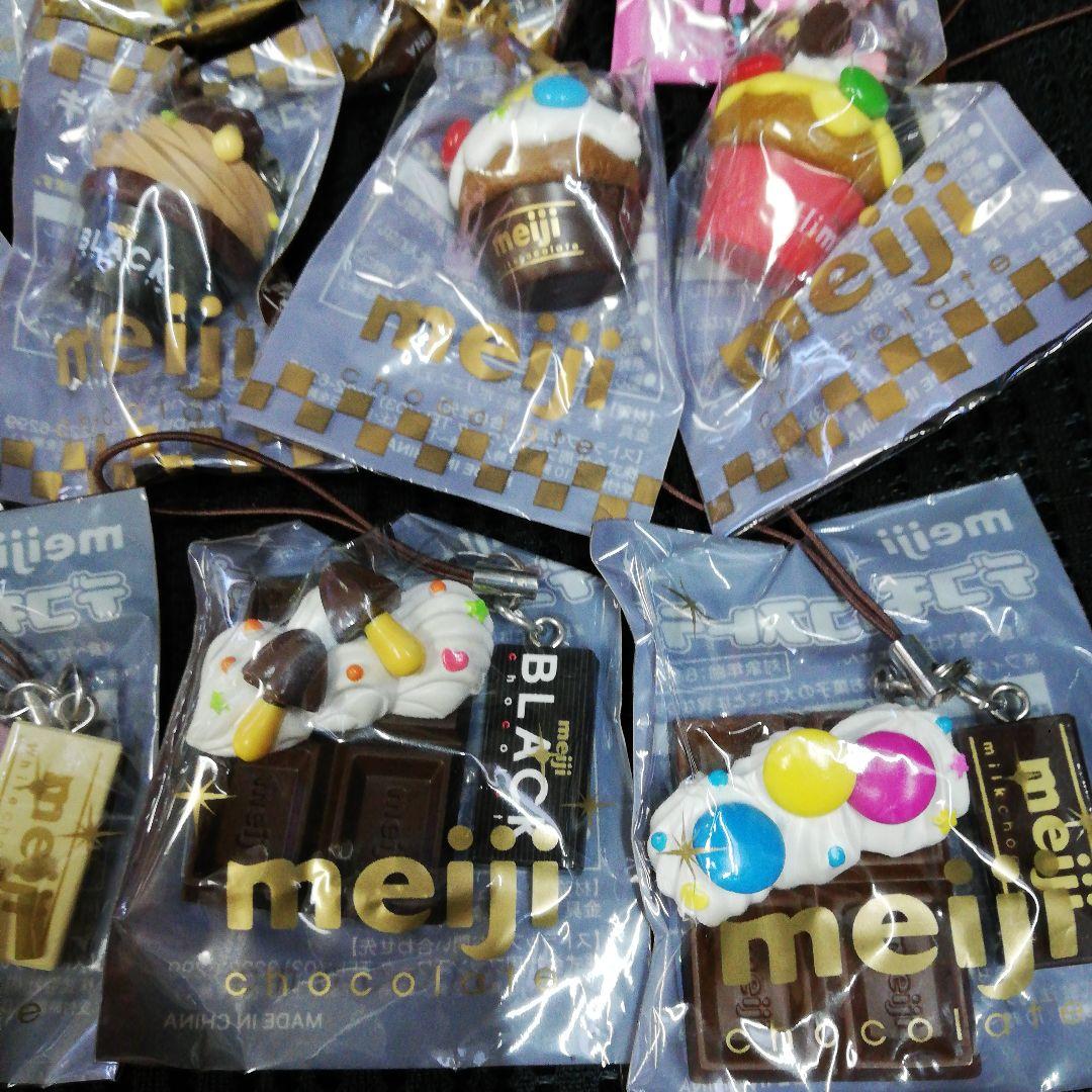 レアmeiji明治森永スイーツデコチョコケーキストラップ非売品