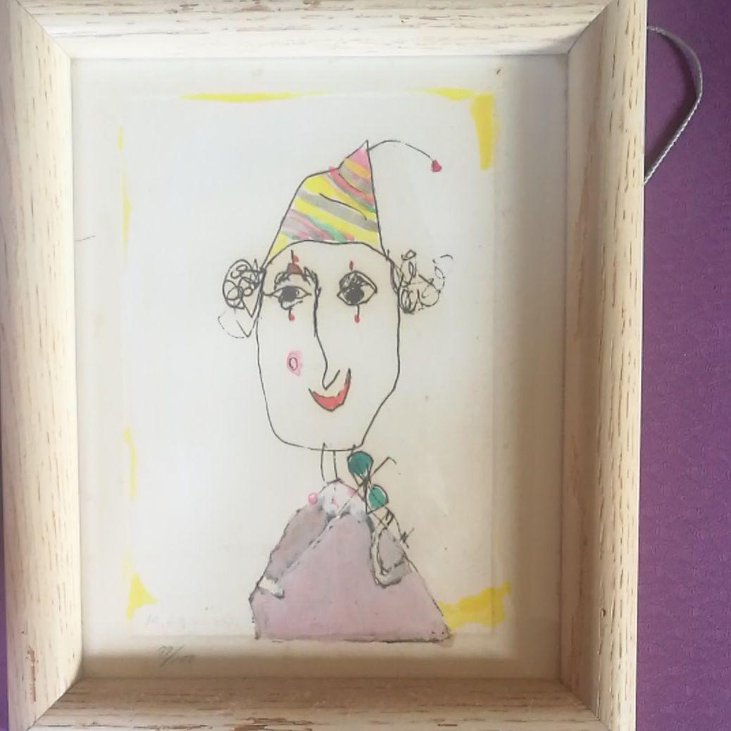 塙賢三　ピエロリトグラフとピエロ人形