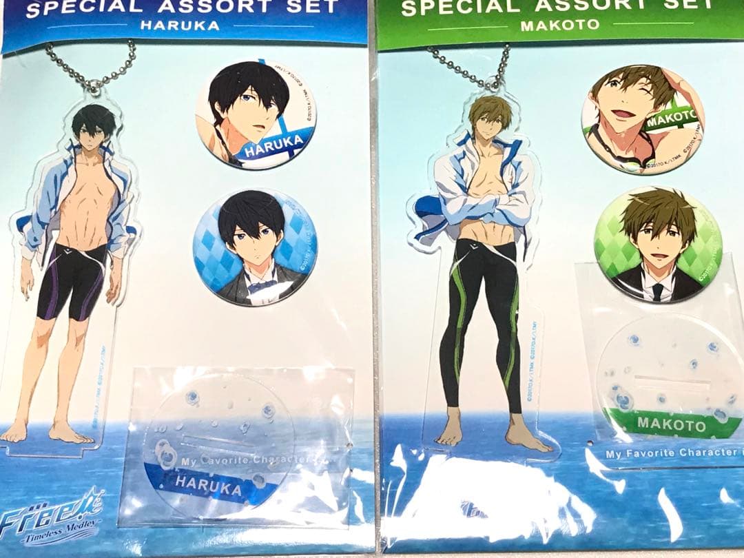 未開封品◎七瀬遙＆橘真琴 スペシャルアソートセット Free! 総作監 西屋太志