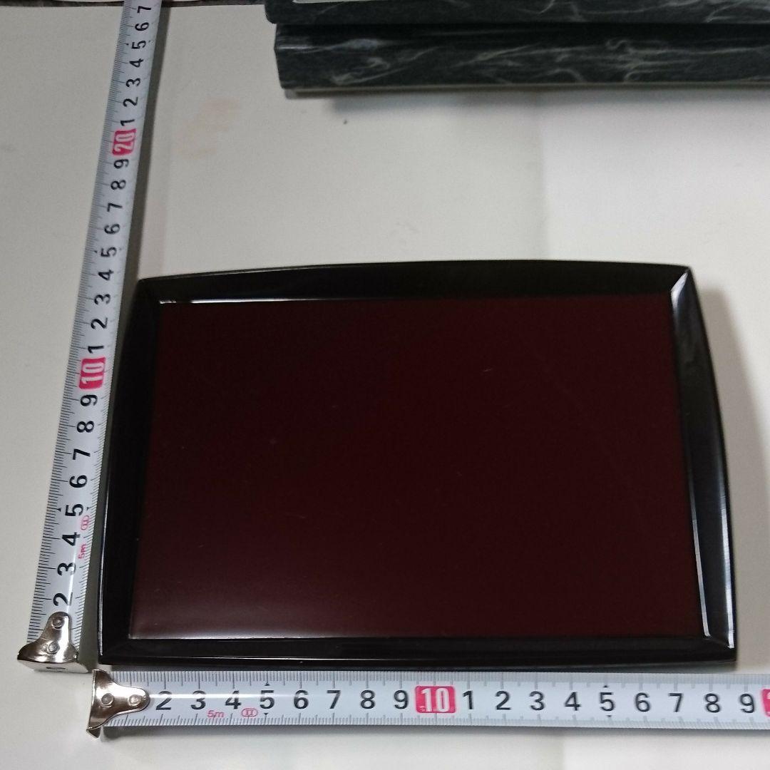 輪島塗 菓子盆 四枚セット 輪島塗 図替草花蒔絵 二客 吸物盆 菓子