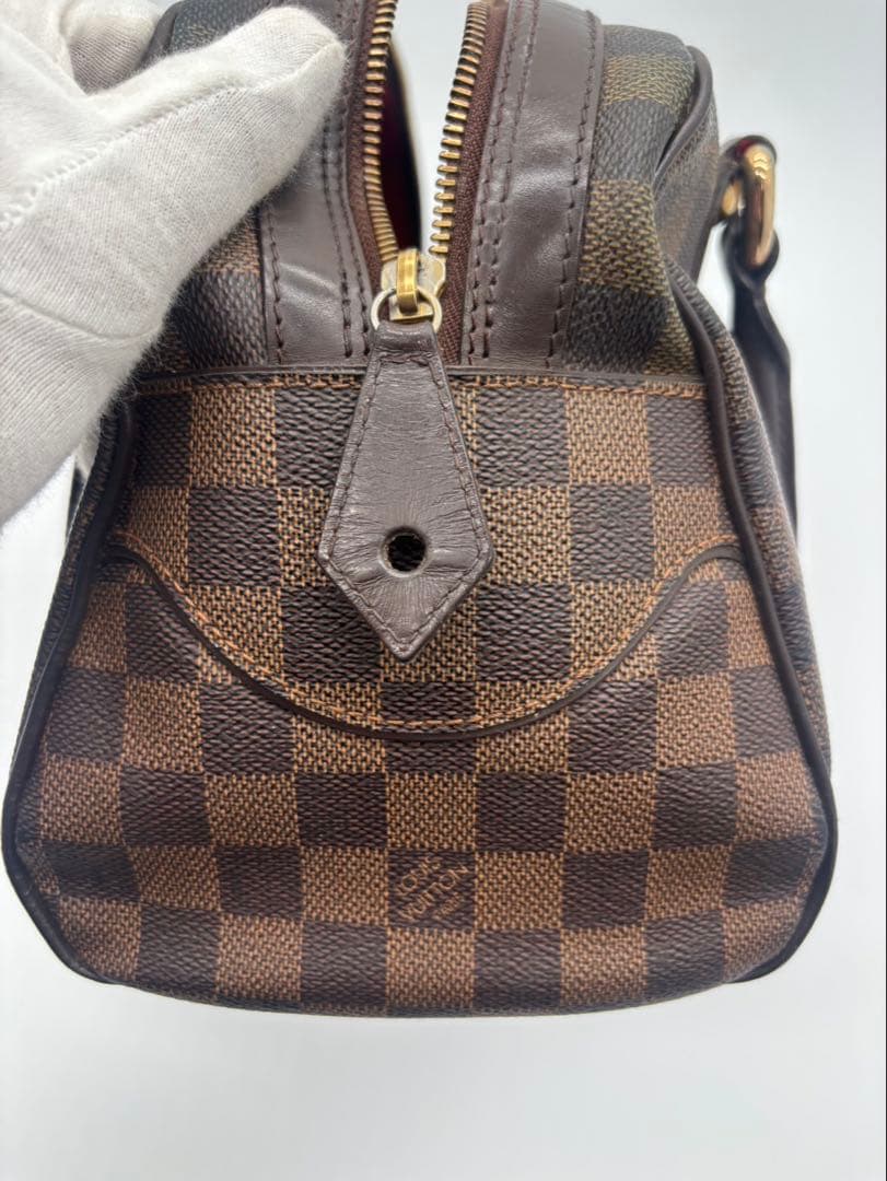 鑑定済 LOUIS VUITTON ルイヴィトン ダミエドゥオモ N60008