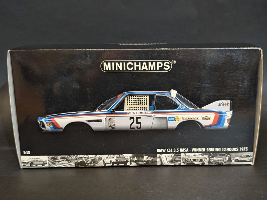 ミニチャンプス 1/18 BMW CSL 3.5 IMSA・Winner '75