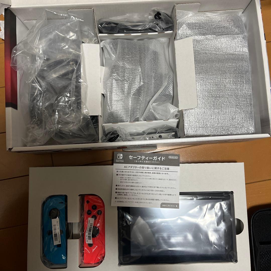 f*0様 【箱あり/付属品完備 】Nintendo Switch 本体 ネオン