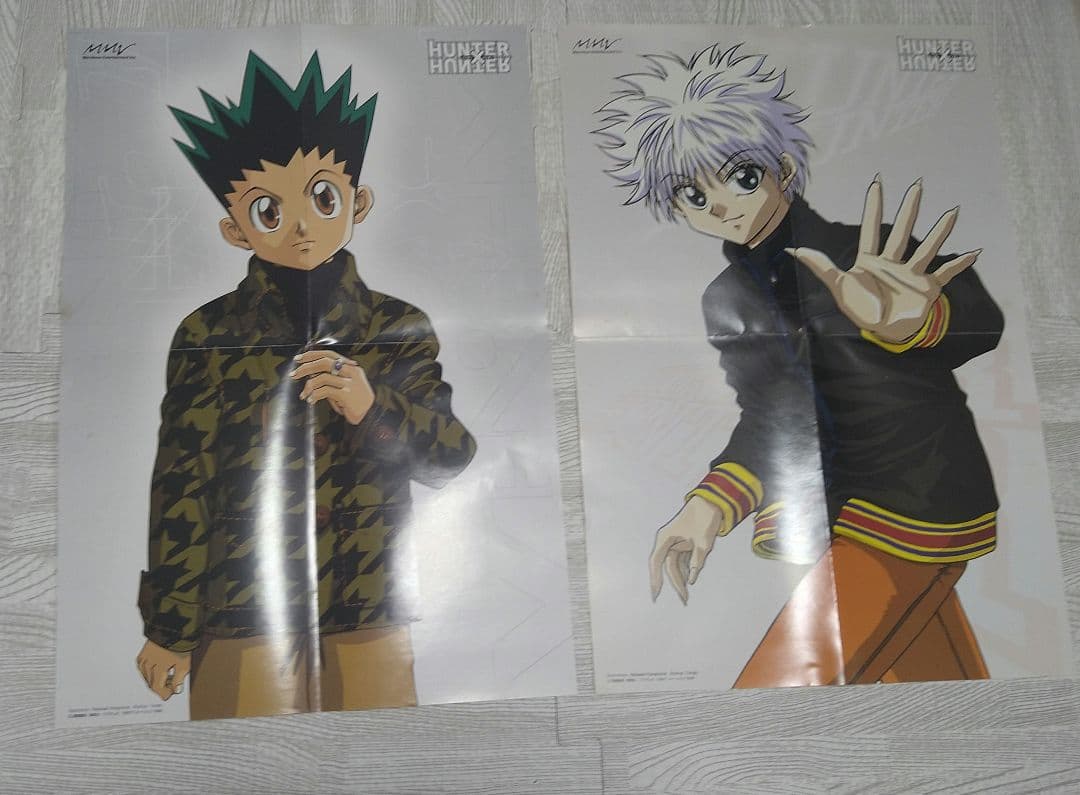 HUNTER×HUNTER 旧版 初回特典ポスター 10枚セット【日焼け汚れ有】