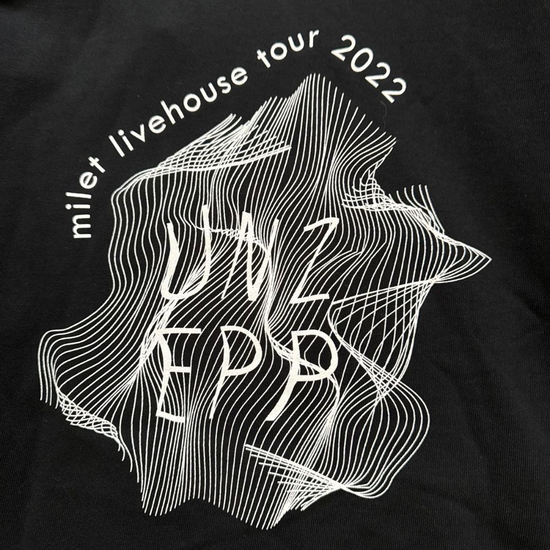milet ミレイ UNZEPP ライブハウスツアー2022 パーカー 黒 XL