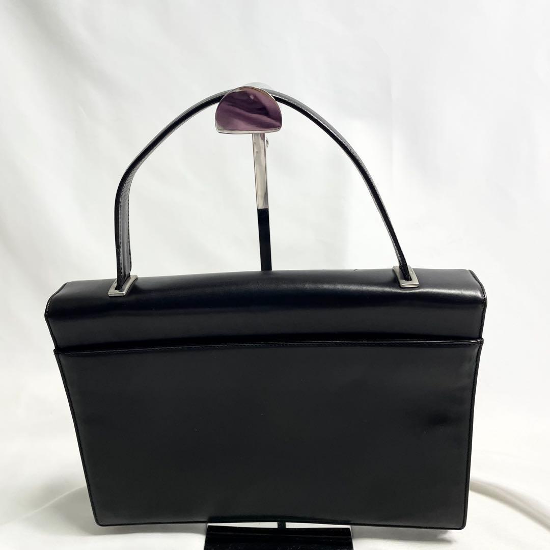 プラダ ロゴ レザー ハンド バッグ フラップ ワンハンドル　多機能　大容量