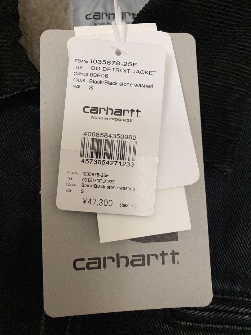 カーハート OG DETROIT JACKET I035878 ブラック S