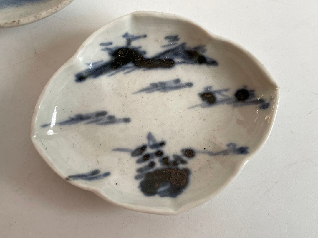 骨董 アンティーク 古伊万里 染付 色絵 豆皿 小皿 いろいろ アソート