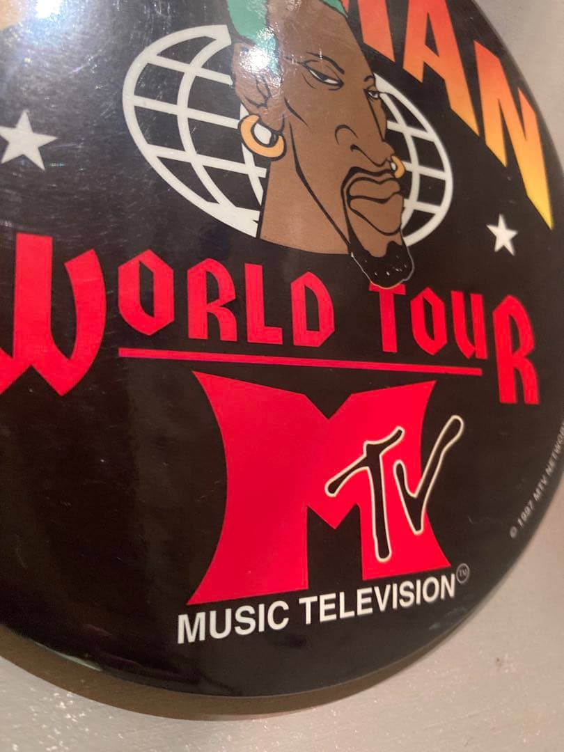 MTV denis rodman1997 world tour デカバッジ レア
