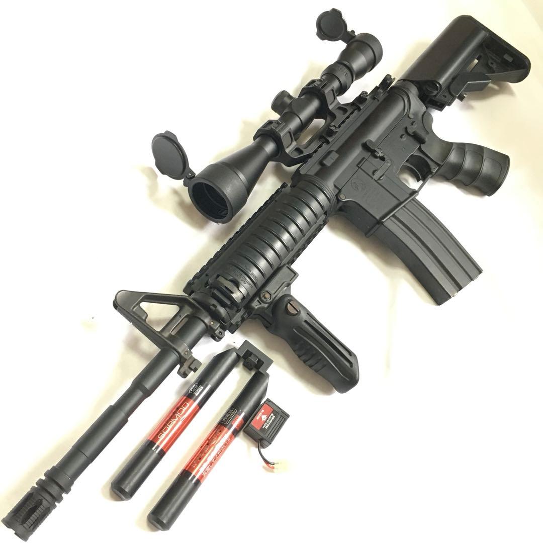 動作快調】 東京マルイ 次世代電動ガン M4 SOPMOD スナイパーセット