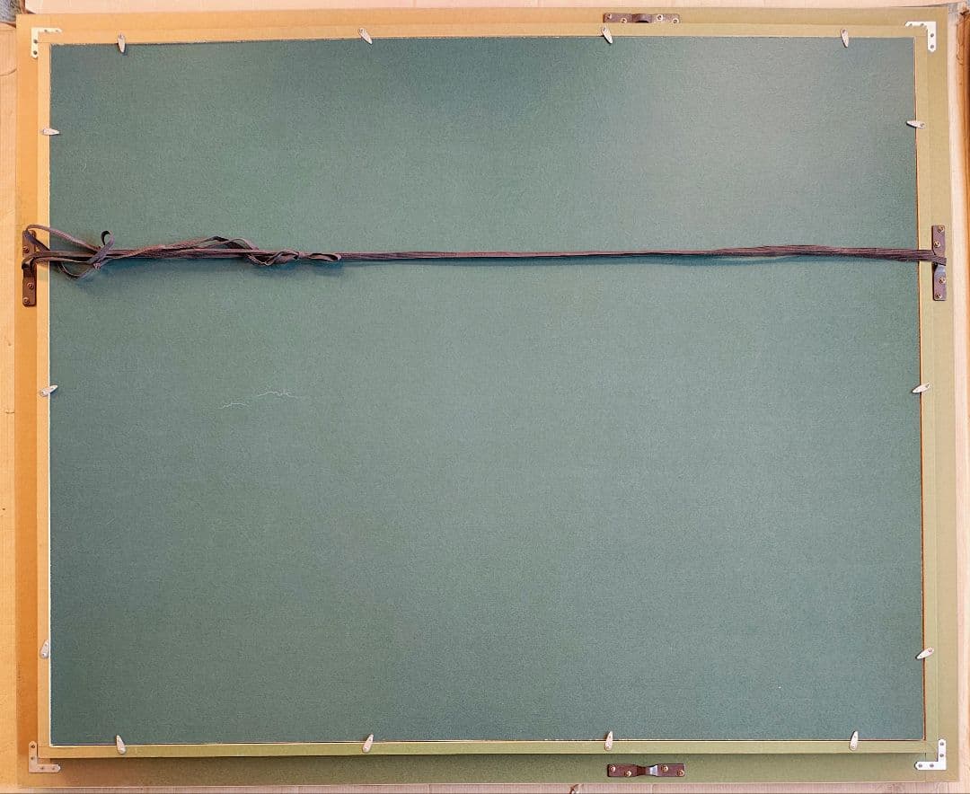 F30 額縁+油彩画セット アクリル板 【匿名配送/ 梱包・発送たのめる便】